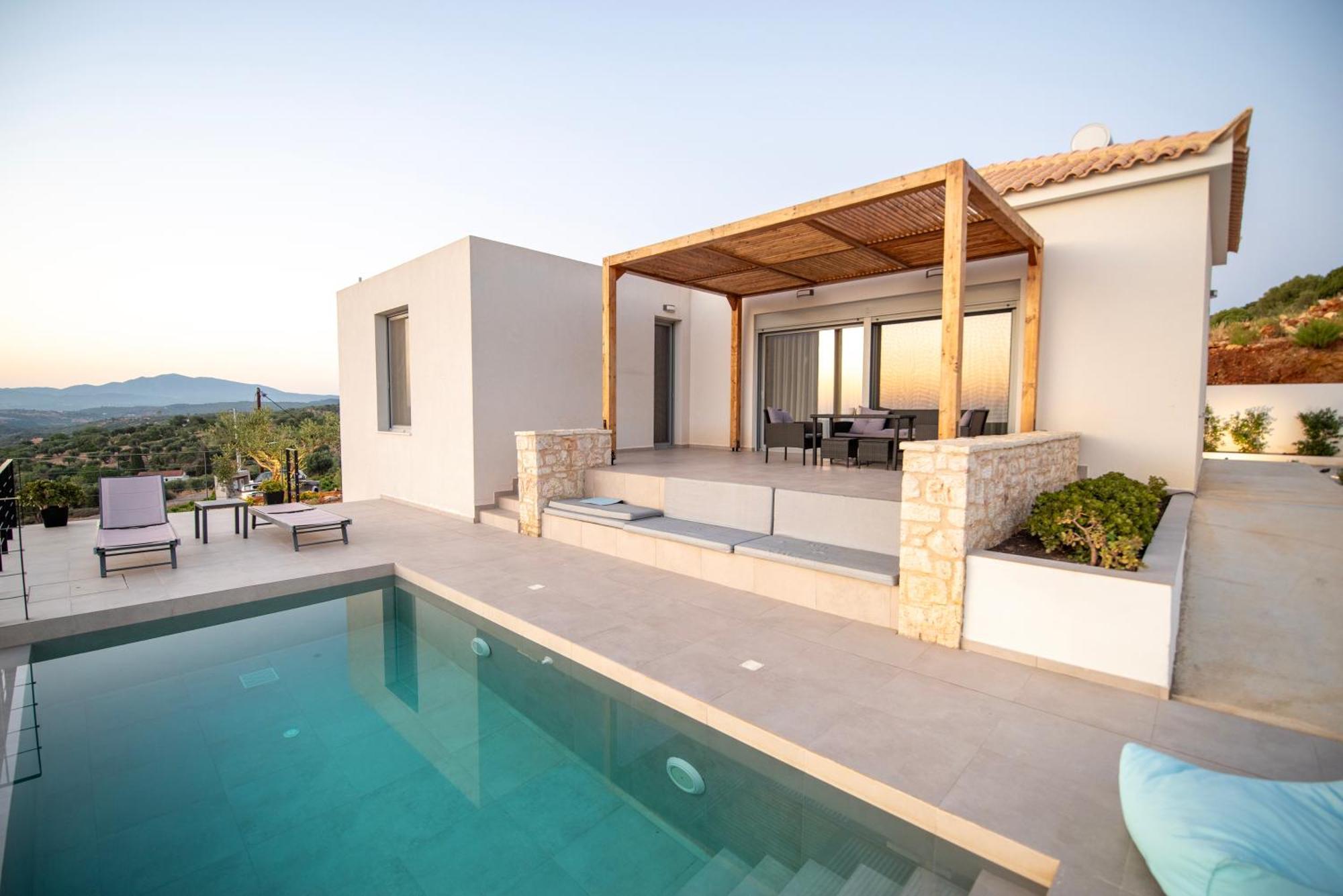 Sunset Luxury Villa Akritokhórion Eksteriør bilde